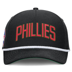 Philadelphia Phillies Cooperstown Collection Rise Adjustable Hat - Black | Nike