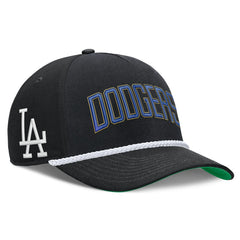 Los Angeles Dodgers Cooperstown Collection Rise Adjustable Hat - Black | Nike