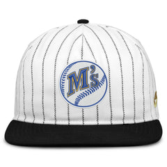 Seattle Mariners Cooperstown Collection Pro Adjustable Hat - White/Black | Nike