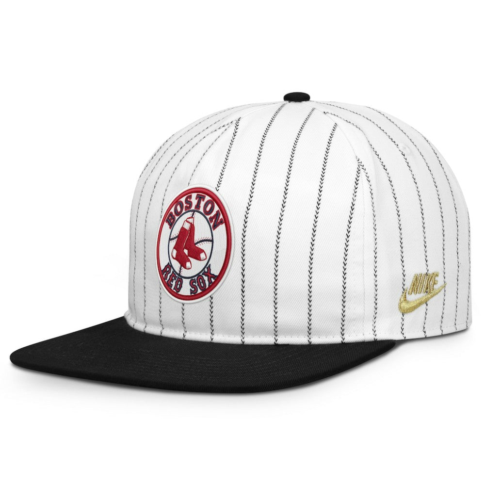 Boston Red Sox Cooperstown Collection Pro Adjustable Hat - White/Black | Nike
