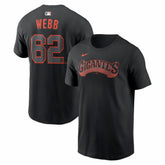 Logan Webb San Francisco Giants Alternate Name & Number T-Shirt - Black | Nike