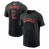 Willy Adames San Francisco Giants Alternate Name & Number T-Shirt - Black | Nike