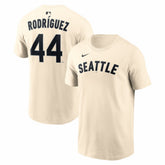 Julio Rodríguez Seattle Mariners Name & Number T-Shirt - Natural | Nike