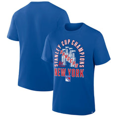 New York Rangers Fanatics 4x Stanley Cup Champions T-Shirt