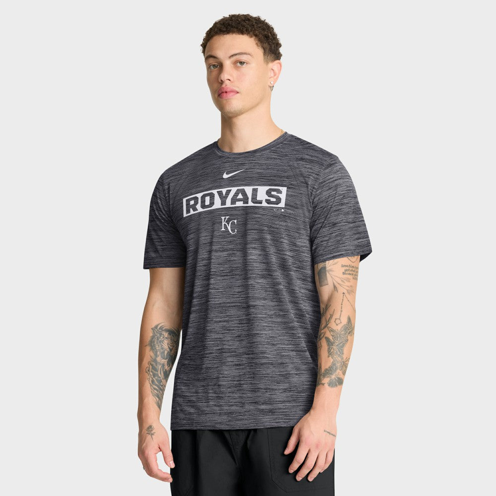 Kansas City Royals Velocity Dri-FIT T-Shirt - Black | Nike