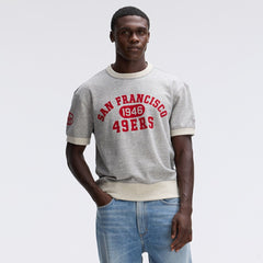 NFL San Francisco 49ers IconicFleece Short Sleeve Sweatshirt
