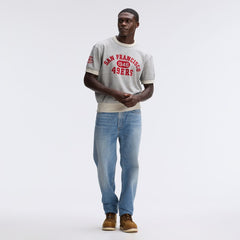 NFL San Francisco 49ers IconicFleece Short Sleeve Sweatshirt