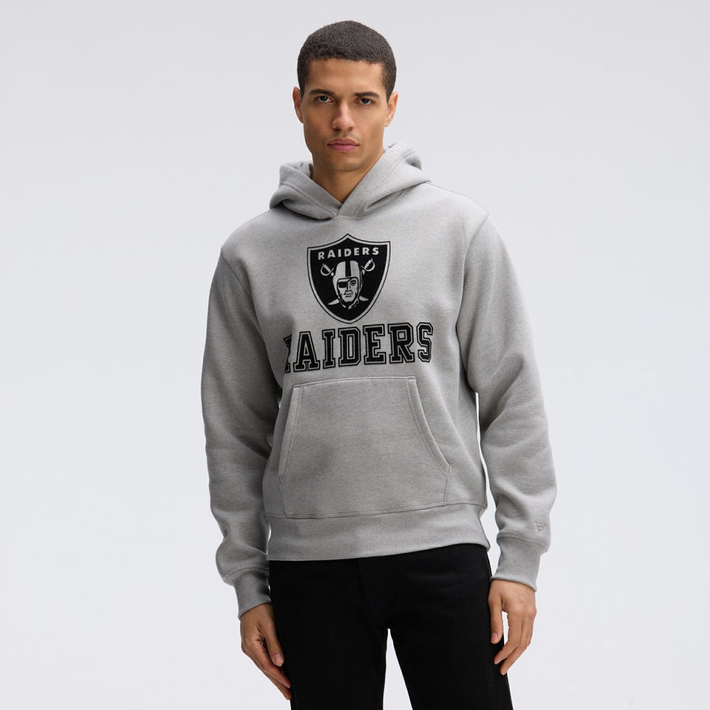NFL Las Vegas Raiders IconicFleece Flocked Hoodie