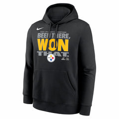 NFL Pittsburgh Steelers 2025 AFC North Division Champions Locker Room Trophy Collection Hoodie