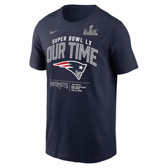 NFL New England Patriots Super Bowl LX Clear Sign T-Shirt