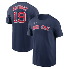 Roman Anthony Boston Red Sox Fuse Name & Number T-Shirt - Navy | Nike