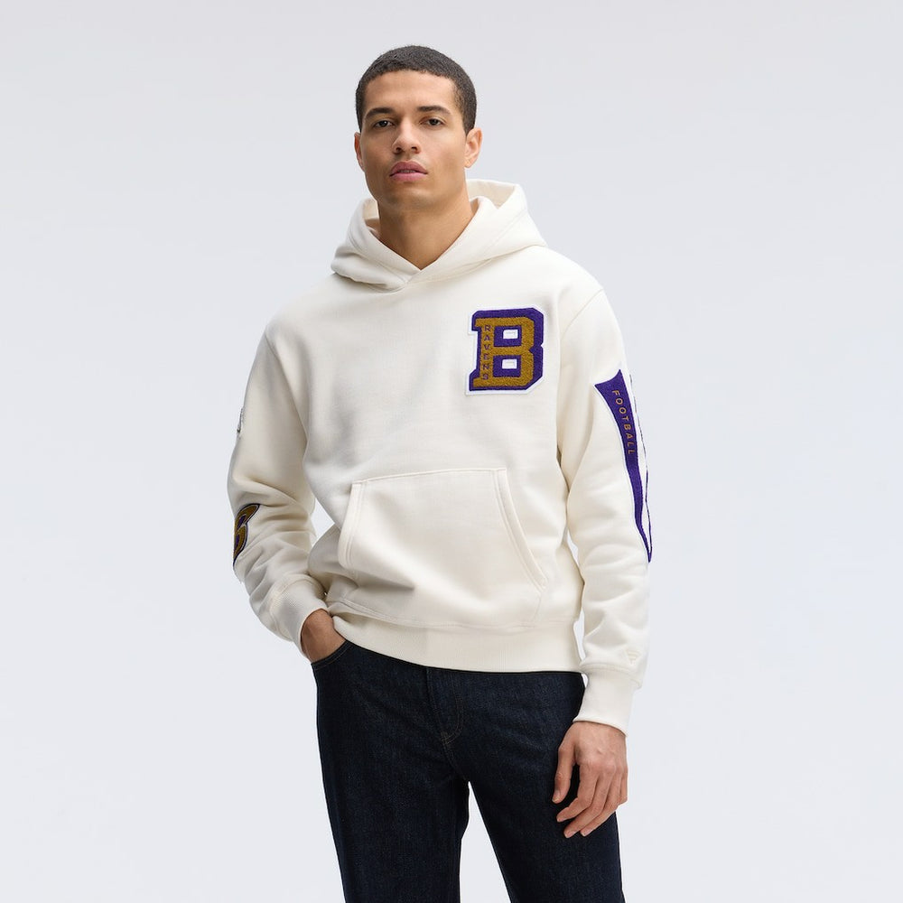 NFL Baltimore Ravens IconicFleece Letterman Hoodie