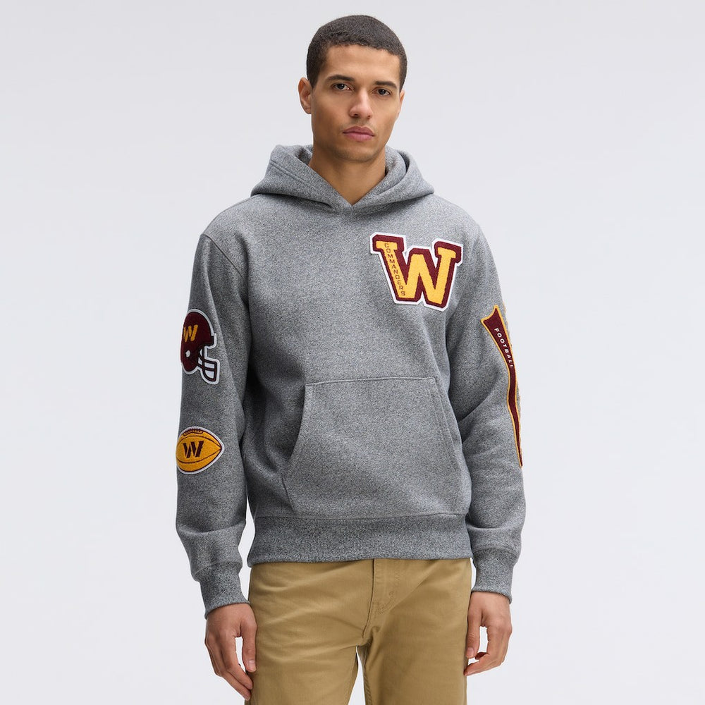 NFL Washington Commanders IconicFleece Letterman Hoodie