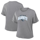 Utah Mammoth Fanatics Women's Tribute Tri-Blend Boxy T-Shirt