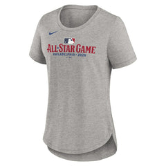 MLB All-Star Women's 2026 MLB All-Star Game Wordmark Tri-Blend T-Shirt - Heather Gray | Nike