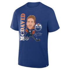 Connor McDavid Edmonton Oilers Fanatics Caricature Player T-Shirt