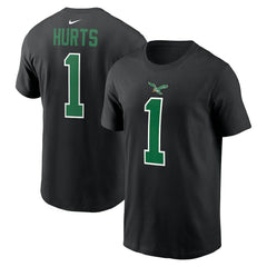 NFL Philadelphia Eagles Jalen Hurts Player Name & Number T-Shirt