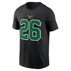 NFL Philadelphia Eagles Saquon Barkley Player Name & Number T-Shirt
