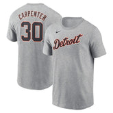 Kerry Carpenter Detroit Tigers Fuse Name & Number T-Shirt - Gray | Nike