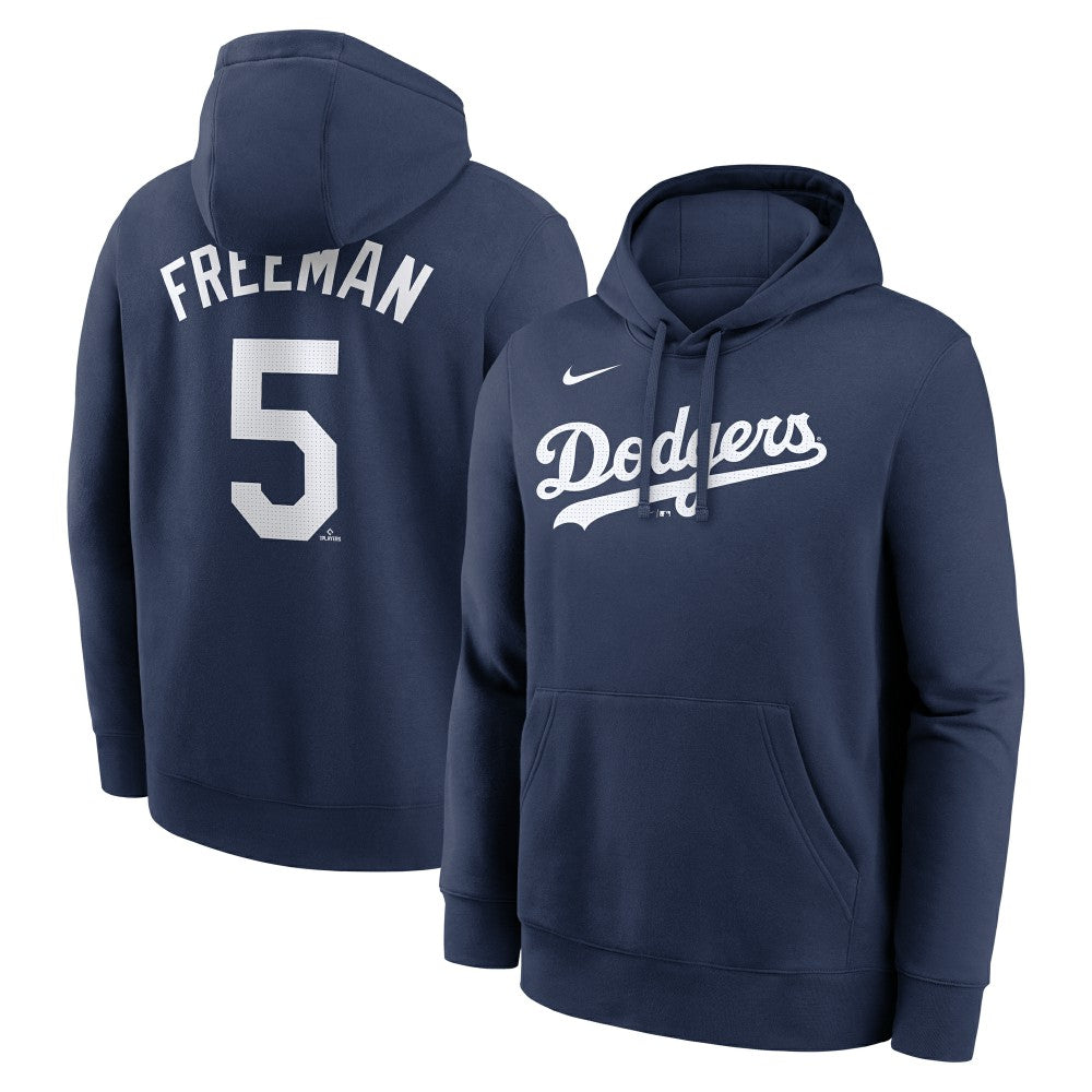 Freddie Freeman Los Angeles Dodgers Player Name & Number Club Pullover Hoodie - Navy | Nike