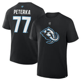 JJ Peterka Utah Mammoth Fanatics Authentic Stack Name & Number T-Shirt
