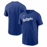 Los Angeles Dodgers Alternate Wordmark T-Shirt - Royal | Nike