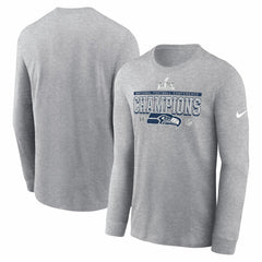 NFL Seattle Seahawks 2025 NFC Champions Locker Room Trophy Collection Long Sleeve T-Shirt