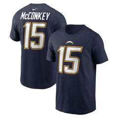 NFL Los Angeles Chargers Ladd McConkey Alternate Super Chargers Name & Number T-Shirt