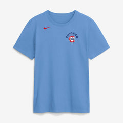Chicago Cubs Electric Bear T-Shirt - Light Blue | Nike