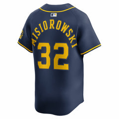Jacob Misiorowski Milwaukee Brewers Alternate Limited Jersey - Navy | Nike
