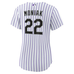 Mickey Moniak Colorado Rockies Women's Home Replica Jersey - White | Nike