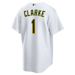 Denzel Clarke Athletics Home Replica Jersey - White | Nike
