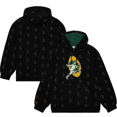NFL Green Bay Packers Allover Print Fleece Pullover Hoodie
