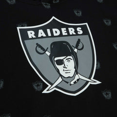 NFL Las Vegas Raiders Allover Print Fleece Pullover Hoodie