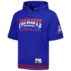 NFL New England Patriots Pre-Game Short Sleeve Pullover Hoodie