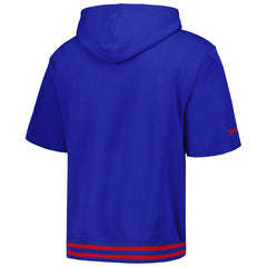 NFL New England Patriots Pre-Game Short Sleeve Pullover Hoodie