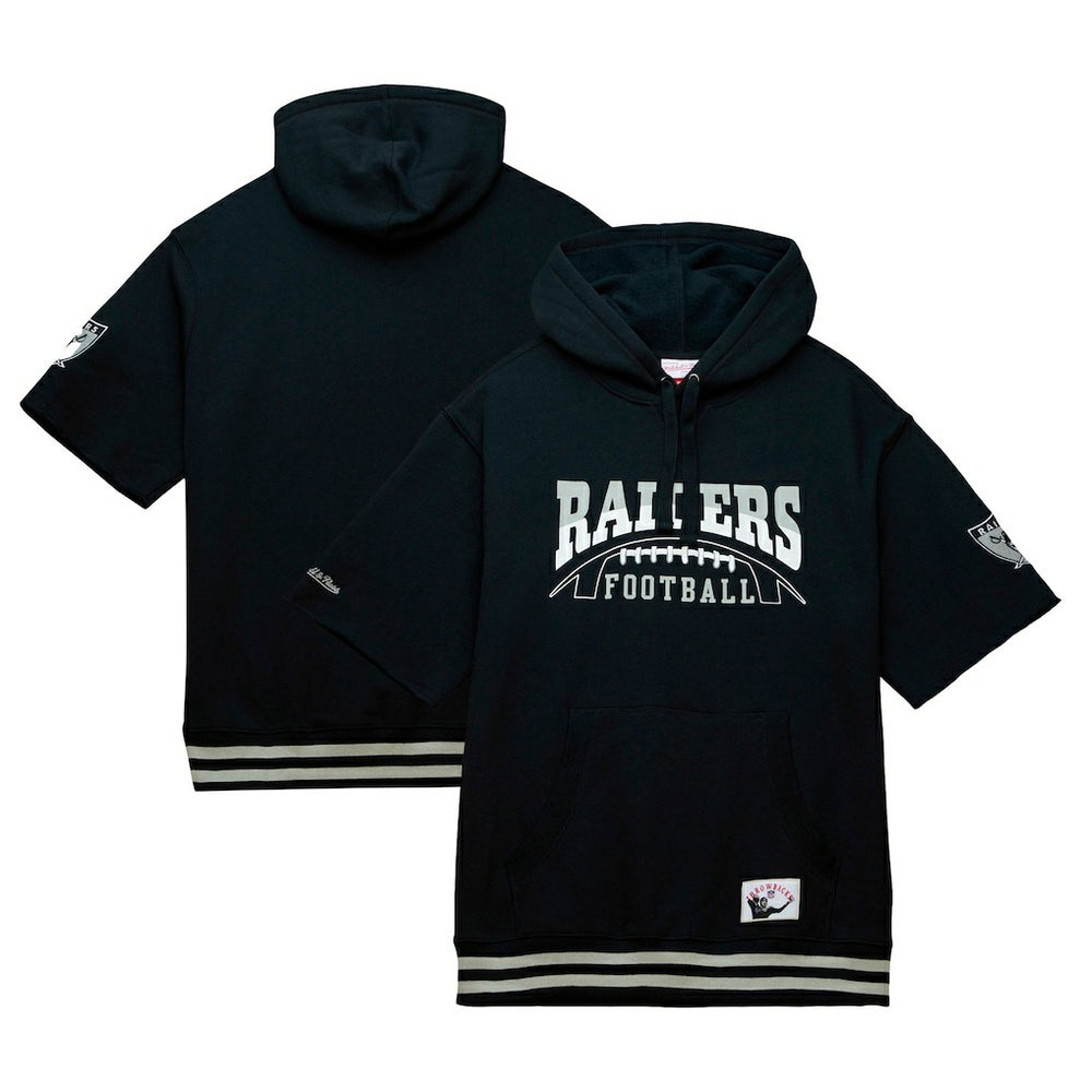 NFL Las Vegas Raiders Pre-Game Short Sleeve Pullover Hoodie