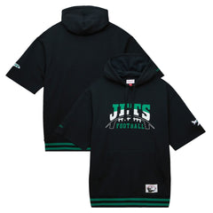 NFL New York Jets Pre-Game Short Sleeve Pullover Hoodie