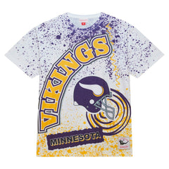 NFL Minnesota Vikings Team Burst Sublimated T-Shirt