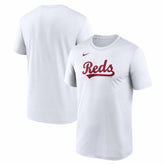 Cincinnati Reds New Legend Wordmark Dri-FIT T-Shirt - White | Nike