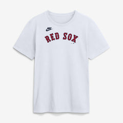 Boston Red Sox Cooperstown Collection Wordmark T-Shirt - White | Nike