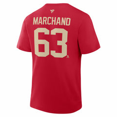 Brad Marchand Florida Panthers Fanatics 2026 NHL Winter Classic Authentic Stack Name & Number T-Shirt