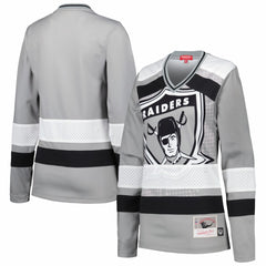 NFL Las Vegas Raiders Women's Big Face 7.0 Long Sleeve Jersey T-Shirt