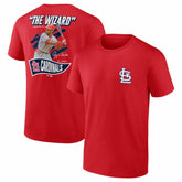Ozzie Smith St. Louis Cardinals Retired Player Nickname Name & Number T-Shirt - Red