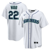 Bryan Woo Seattle Mariners Home Replica Jersey - White | Nike