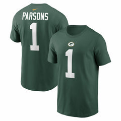 NFL Green Bay Packers Micah Parsons Name & Number T-Shirt