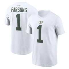 NFL Green Bay Packers Micah Parsons Player Name & Number T-Shirt