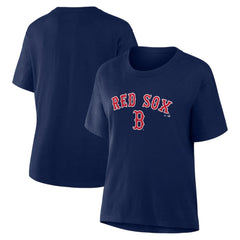 Boston Red Sox Women's Lockup Legacy T-Shirt - Navy