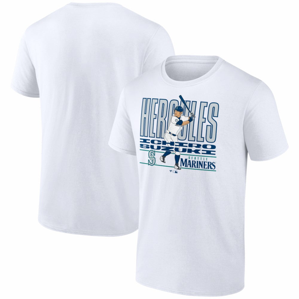 Ichiro Suzuki Seattle Mariners Cooperstown Collection Player T-Shirt - White