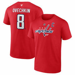 Alexander Ovechkin Washington Capitals Fanatics Authentic Stack Name & Number T-Shirt